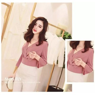 ÁO CROP-TOP BÓ EO KÈM HÌNH THẬT