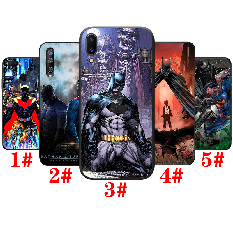 Ốp Lưng Silicone In Hình Biểu Tượng Siêu Anh Hùng Batman Cho Vivo Y53 Y55S Y66 Y67 Y69 Y71 Y81S Y91C Y93 Y95 V5S V5 Lite Plus