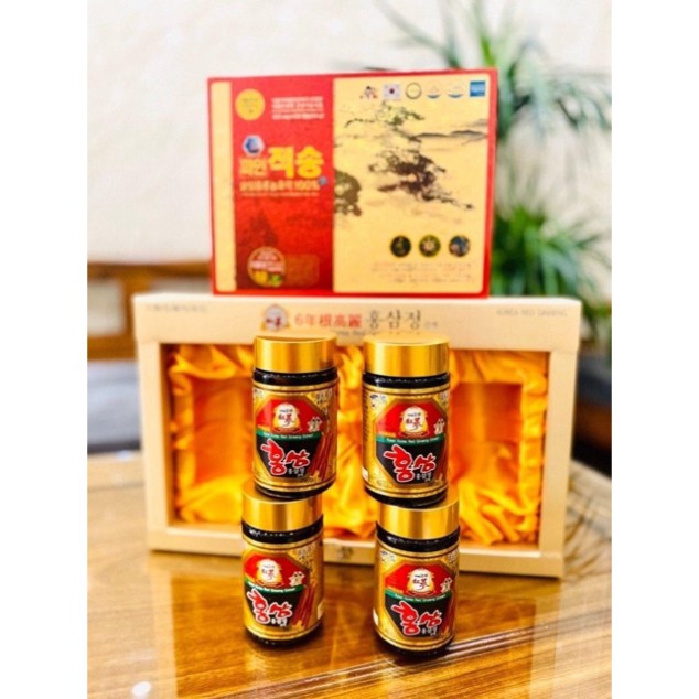 Cao hồng sâm Hàn Quốc 6 năm tuổi ( hộp 4 lọ x 250gr)