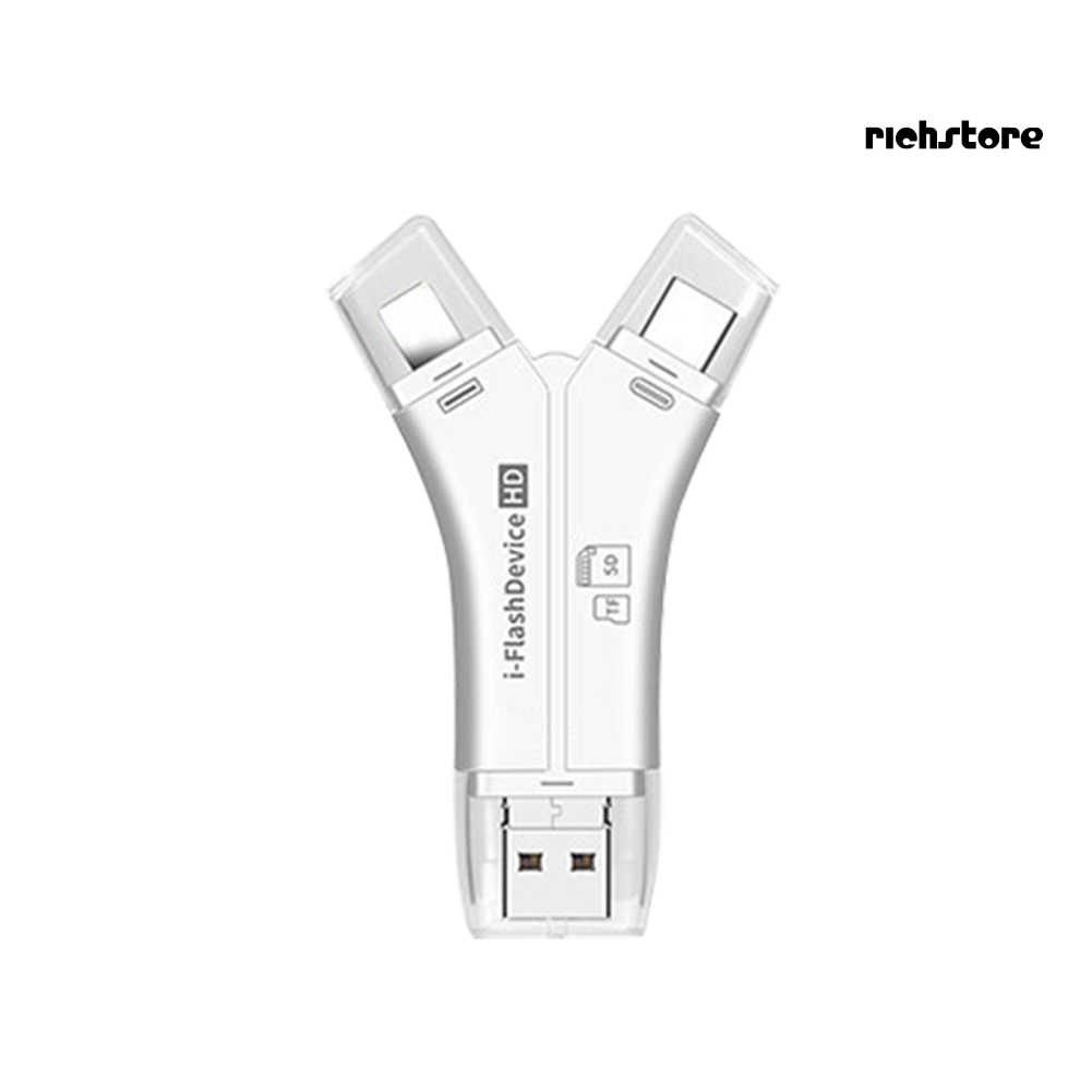 Đầu Đọc Thẻ Nhớ Đa Năng 4 Trong 1 3.0 Otg Cho Pc Iphone Android Type-c | BigBuy360 - bigbuy360.vn