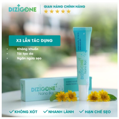 Kem Dizigone nano bạc - Kháng khuẩn, lành vết thương, tái tạo da, ngăn ngừa sẹo