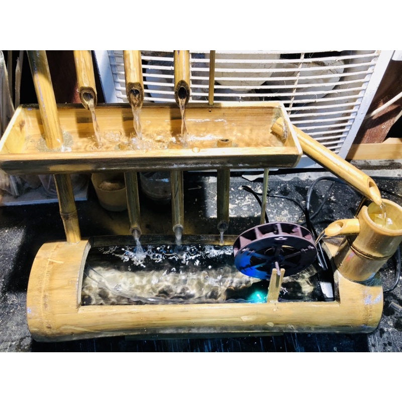 Thác nước phong thuỷ bằng tre: Thuỷ Lộc 3 Tầng