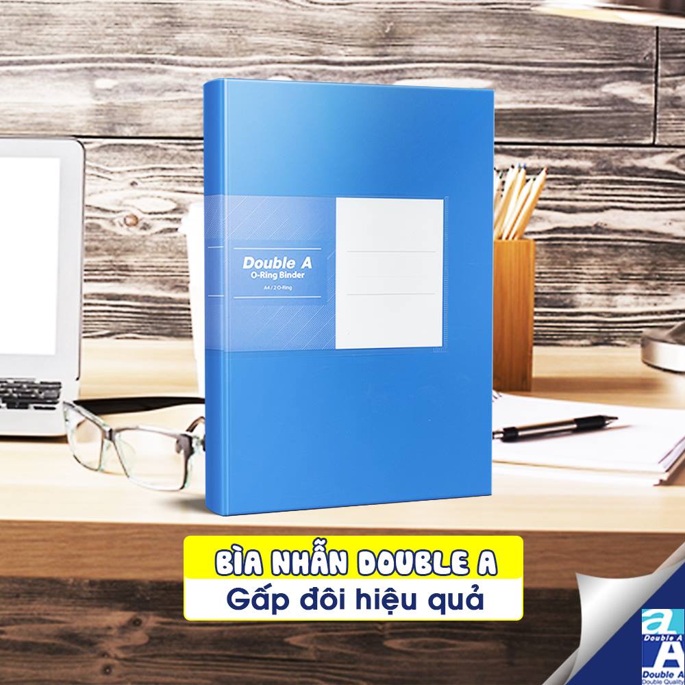 Bìa còng nhẫn O-ring Double A gáy 4cm - OB08204-EN