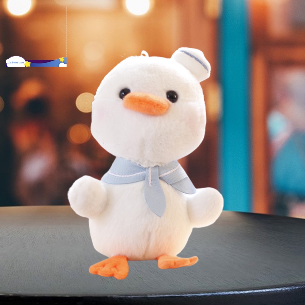 Móc Khóa Vịt Nhồi Bông Hoạt Hình Dễ Thương