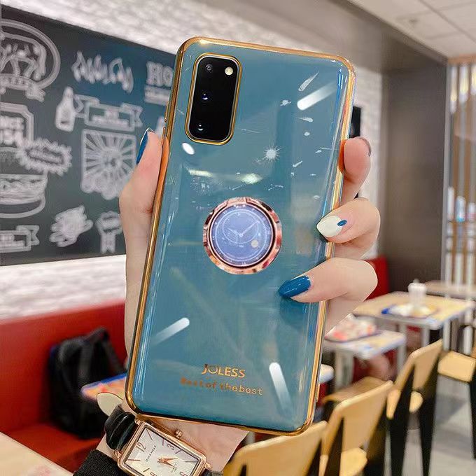 Ốp Điện Thoại Mềm Có Vòng Đỡ Cho Samsung Galaxy S9 S9 Plus S10 S10E S10 Plus S20 S20 Plus S20 Ultra S20 FE A80 A90 Giá Đỡ