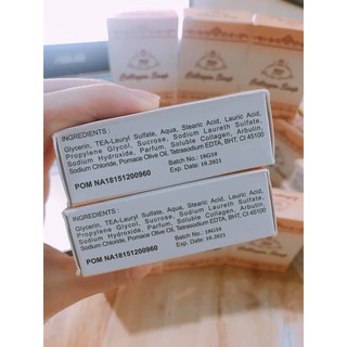 Xà phòng rửa mặt collagen plus vit e
