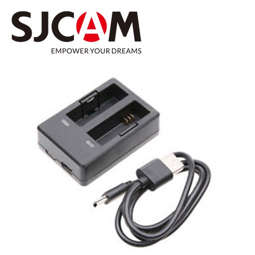 Dock Sạc Pin Đôi Kèm Cáp Cho Camera Hành Trình SJCAM SJ6 - Hãng Phân Phối Chính Thức