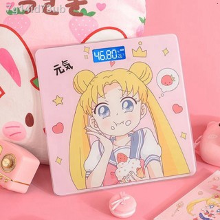 [SALE SỐC] Cân điện tử tùy chọn có thể sạc lại Muhan cô gái màu hồng dễ thương nhà cơ con người chính xác
