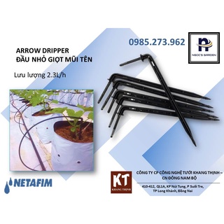 Đầu nhỏ giọt mũi tên Netafim (10 cái)