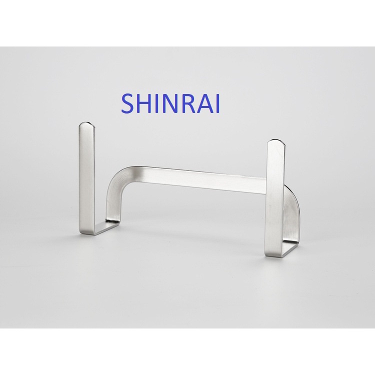 ( SHINRAI ) Giá Để Thớt , Giá úp Vung Xoong Nồi Nhà Bếp Có Khay Nhựa ABS Hứng Nước Dán Tường
