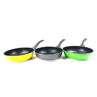 Chảo chống dính inox sơn màu Fivestar 3 đáy từ 24cm
