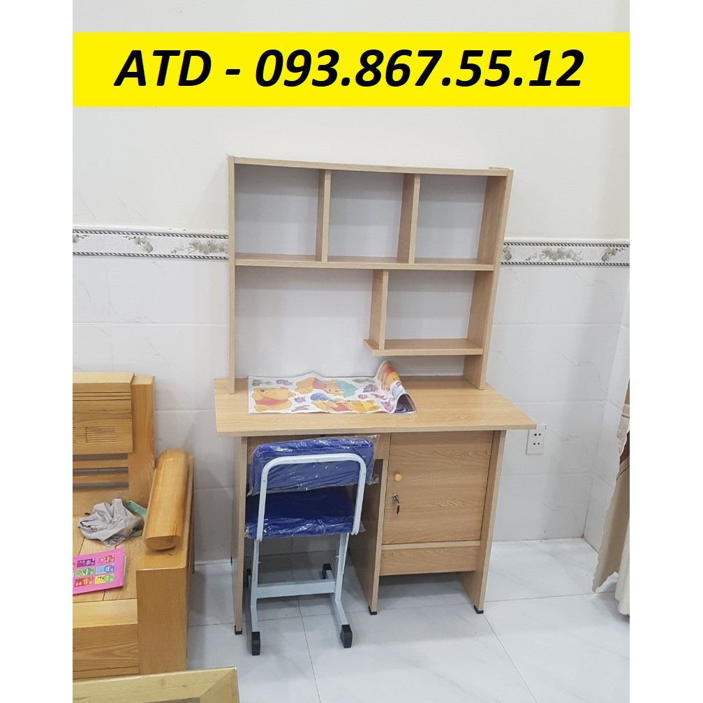 Bàn học sinh có kệ sách - bàn học cho bé ván ép giá rẻ | BigBuy360 - bigbuy360.vn