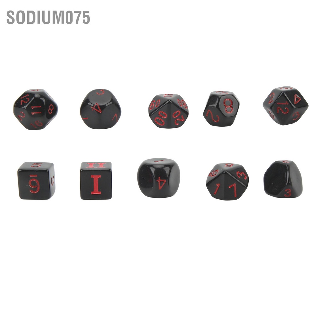 Có thể bán buôn Bộ xúc xắc đa diện 15 cái Acrylic D3 đến D100 Viên uống chơi game trên bàn để nhập vai Trò Đồ dùng cho bữa tiệc Sodium075 Hàng giao ngay