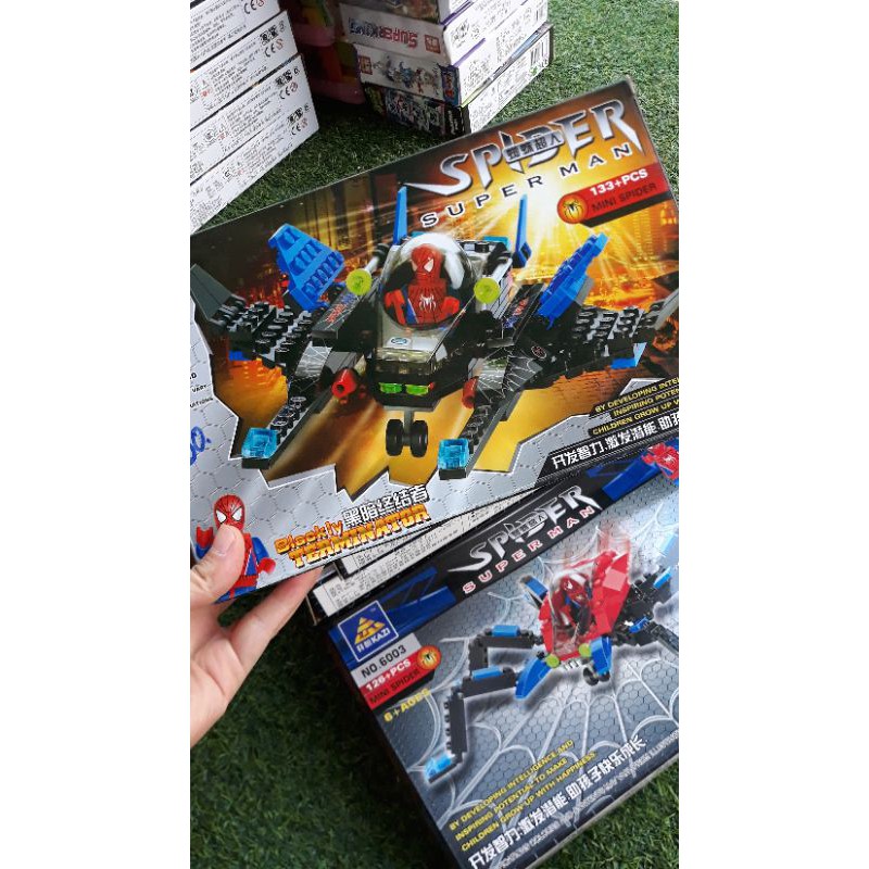 bộ đồ chơi lego xếp hình siêu nhân người nhện SUPERMAN