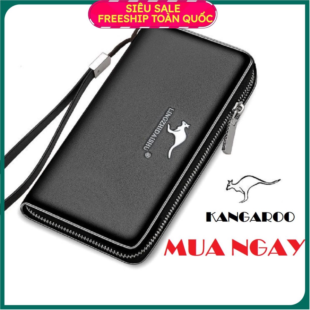 Ví Cầm Tay Nam Nữ Đẹp Đựng Tiền Cầm Tay Nhiều Ngăn Thời Trang Hàng Hiệu Cao Cấp. Bóp Nam Da PU Cầm Tay Chính Hãng GC1955