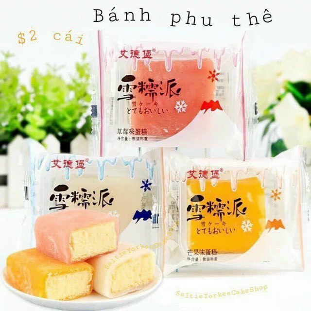 Bánh Mochi Bông Lan Phu Thê Mix Vị Siêu Ngon Thùng 500G