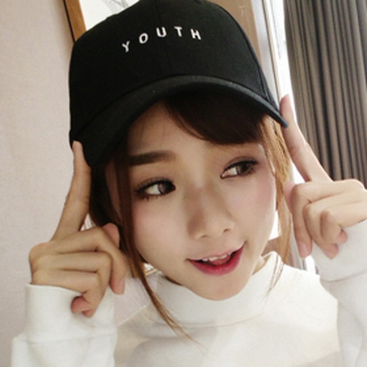 Nón kết chữ YOUTH NK439 (màu đen) - ASAM