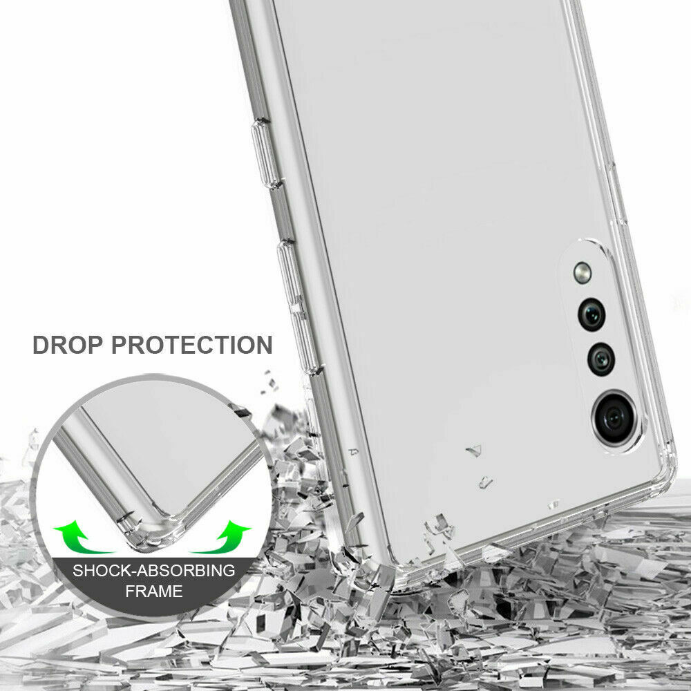 For LG Velvet Clear Ultra Slim Clear Shockproof Bumper Cover Clear Case