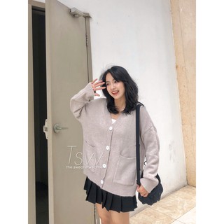 Áo cardigan len mịn cài cúc 002