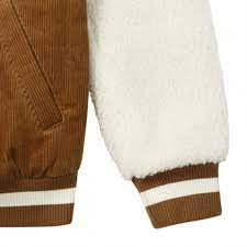 ÁO KHOÁC,Áo Bomber Lông Cừu FREESIZE MLB