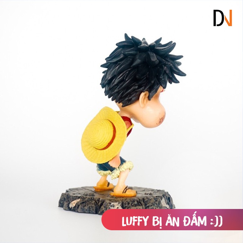 Mô Hình Luffy Bị Ăn Đấm - One Piece