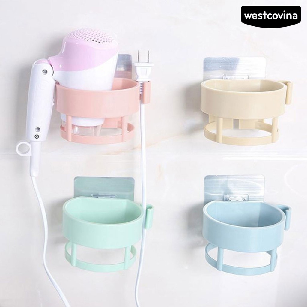 (Hàng Mới Về) Giá Đỡ Máy Sấy Tóc Gắn Tường Tiện Dụng
