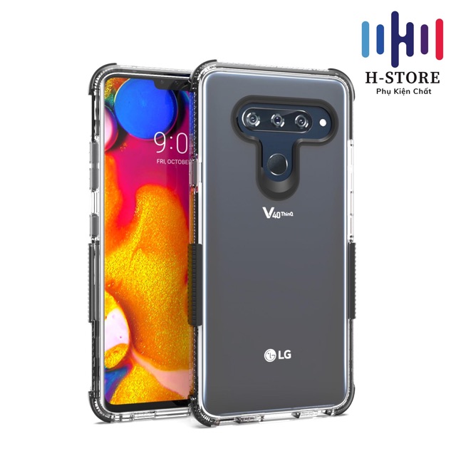 Ốp chống shock viền màu LG V40