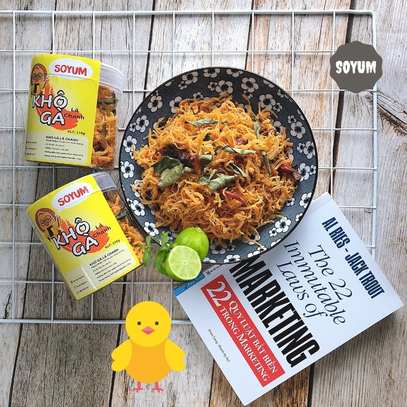 [Mã GROXUAN1 giảm 8% đơn 150K] Khô gà lá chanh hộp 150g, khô gà Soyum thơm ngon từng sợi | BigBuy360 - bigbuy360.vn