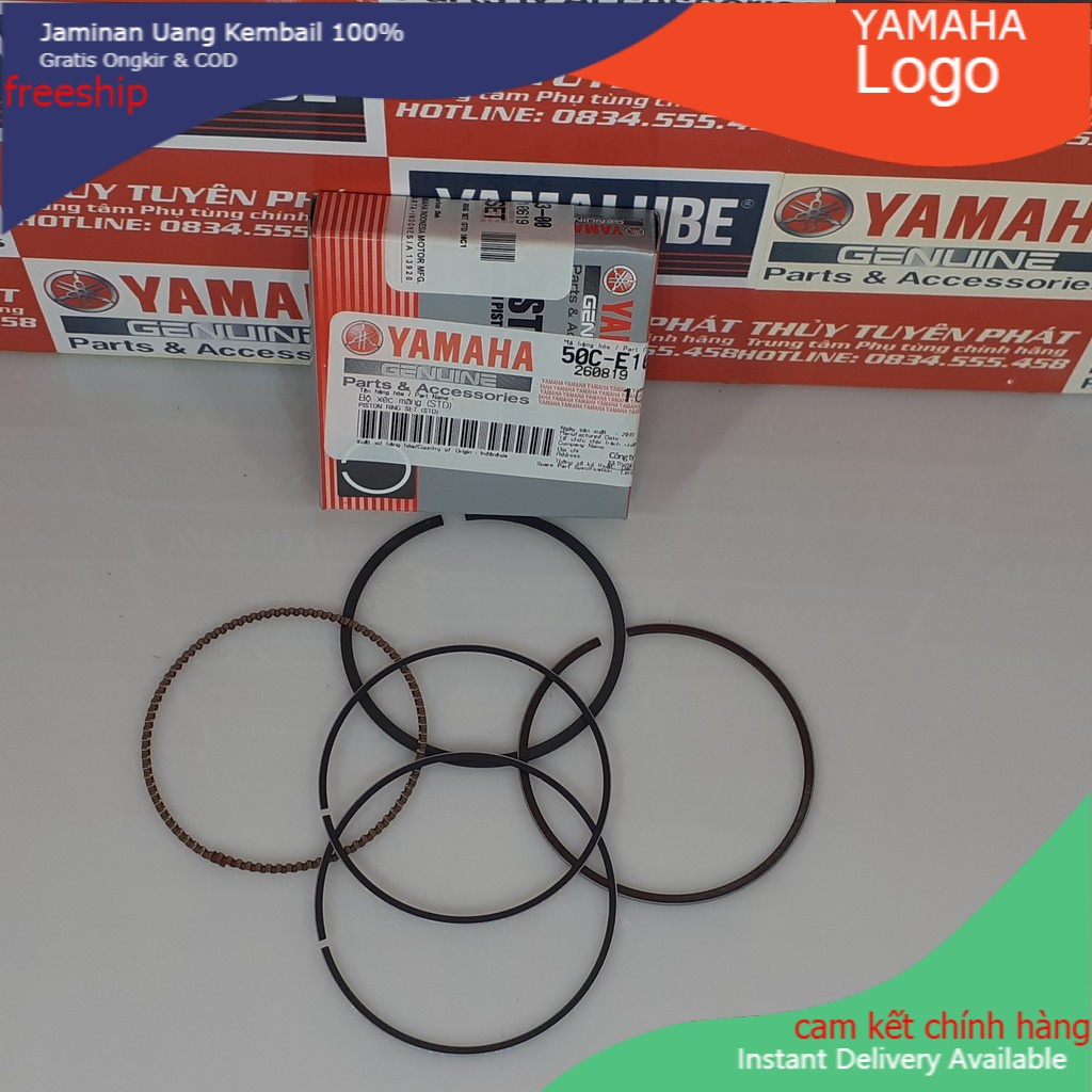 Bộ xéc măng (STD) - Bạc Exciter 135 CHÍNH HÃNG YAMAHA