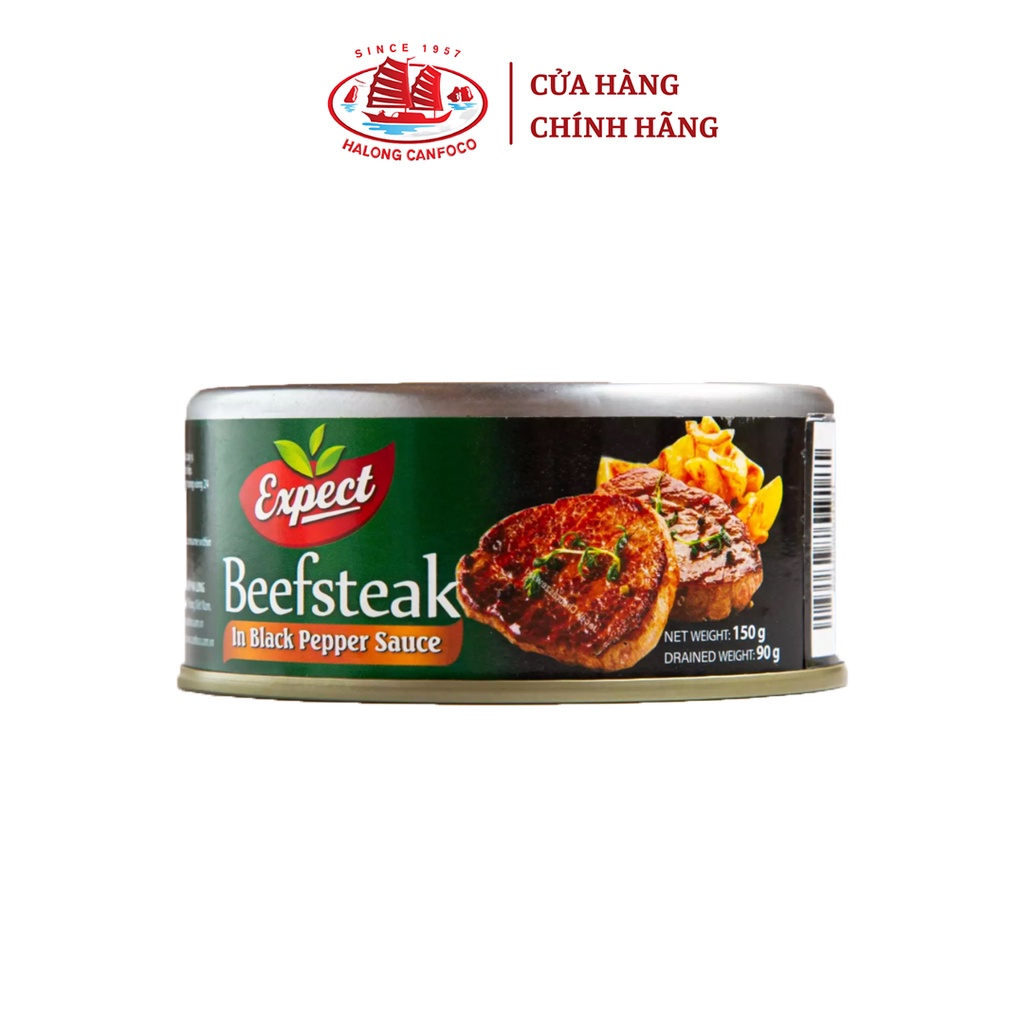 Bò bít tết sốt tiêu đen 150g Đồ Hộp Hạ Long