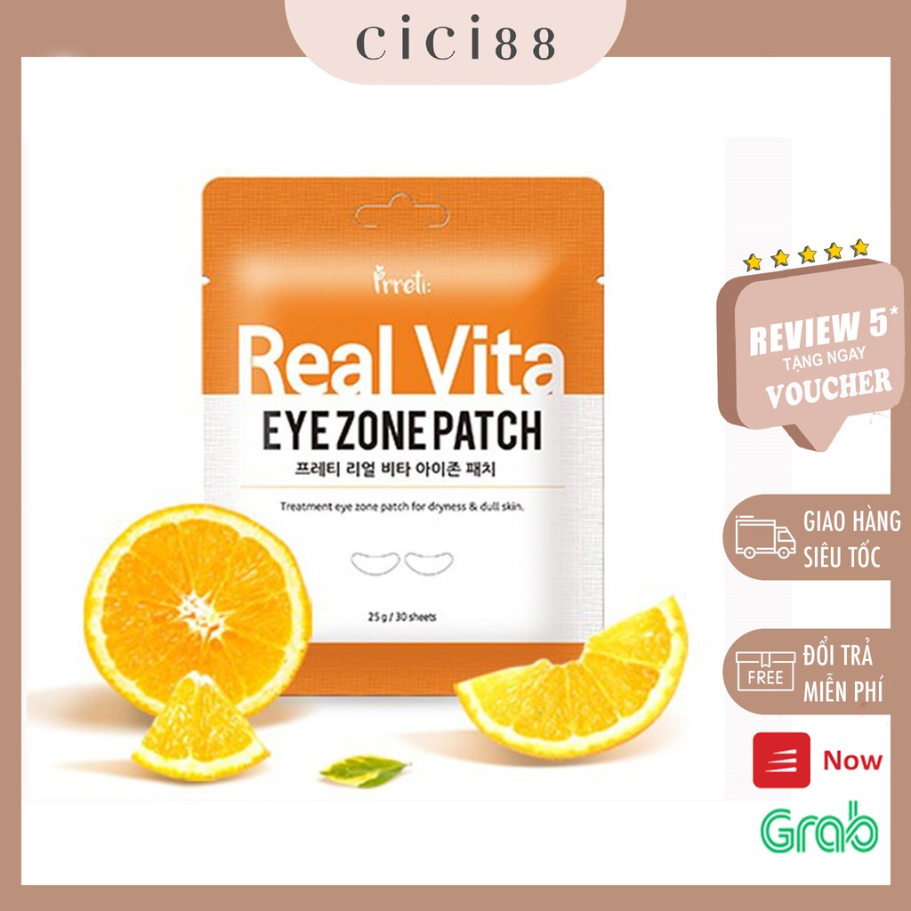 Mặt nạ vùng mắt Prreti Real Vita Eyezone Patch