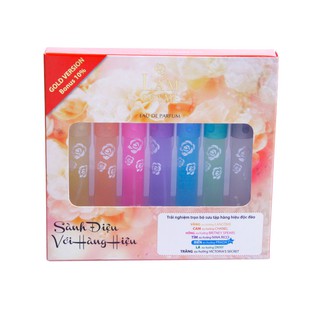 Bộ 7 nước hoa cây bút nữ Lamcosmé (10ml)