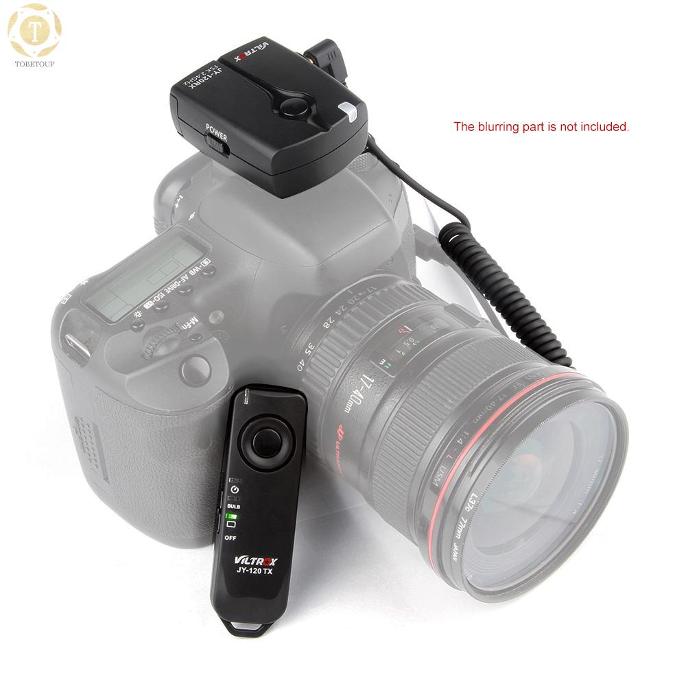 Shipped within 12 hours】 Viltrox JY-120-C1 2.4GHZ FSK Wireless Remote Shutter Controller Set Time Lapse BULB with C1 Cable 100m Distance for Canon 60D 70D 600D 650D 700D Pentax K5 K5II K7 K30 K10D K20D K200. Wireless Remote Shutter [TO]