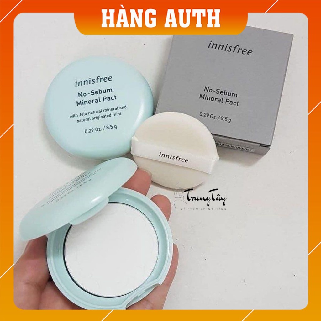 Phấn phủ kiềm dầu Innisfree No Sebum Mineral Pact dạng nén - [ Mỹ phẩm Nhà Xoăn] | BigBuy360 - bigbuy360.vn