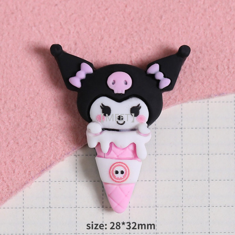 1 Túi Kem Sanrio Hoạt Hình Bằng Nhựa Resin DIY
