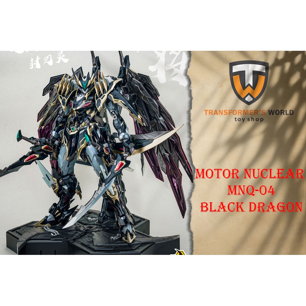Mô hình Motor Nuclear Metal Build Die-Cast Chogokin Action Figure - MNQ-04 MNQ04 Gan Jiang Black Dra