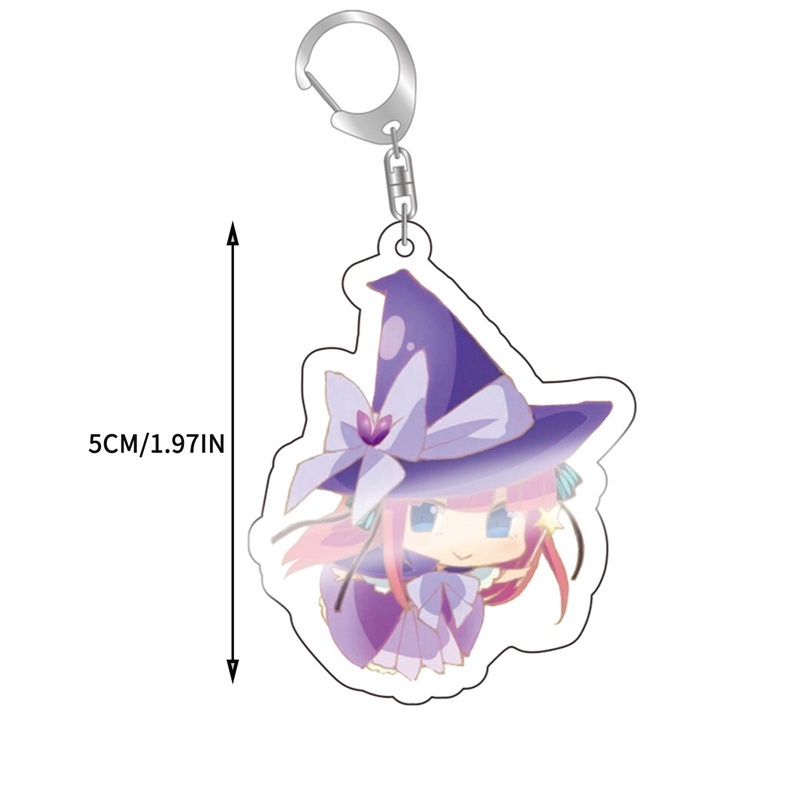 Móc Khóa Hình Trái Tim Anime Nakano Ichika Nino Miku Yotsuba Itsuki Sisters