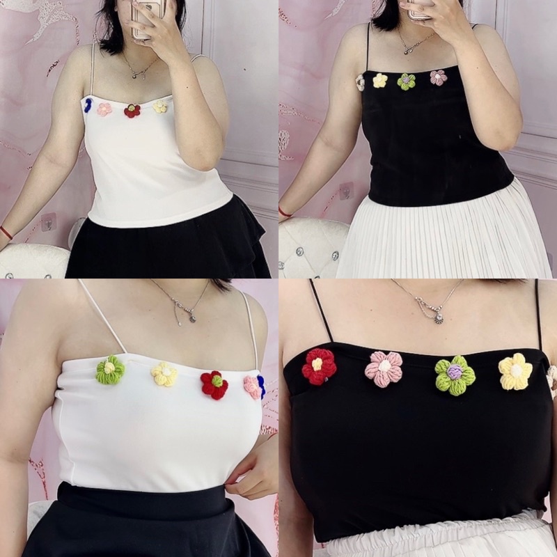 Áo Dây hoa len Bigsize 58kg đến 95kg