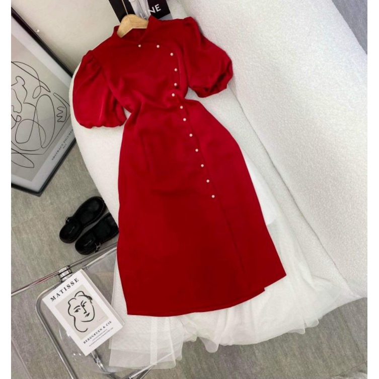 Áo dài tết xinh xắn