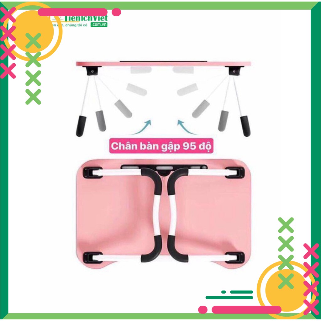 bàn gấp có khe cắm ipad va điện thoại | BigBuy360 - bigbuy360.vn