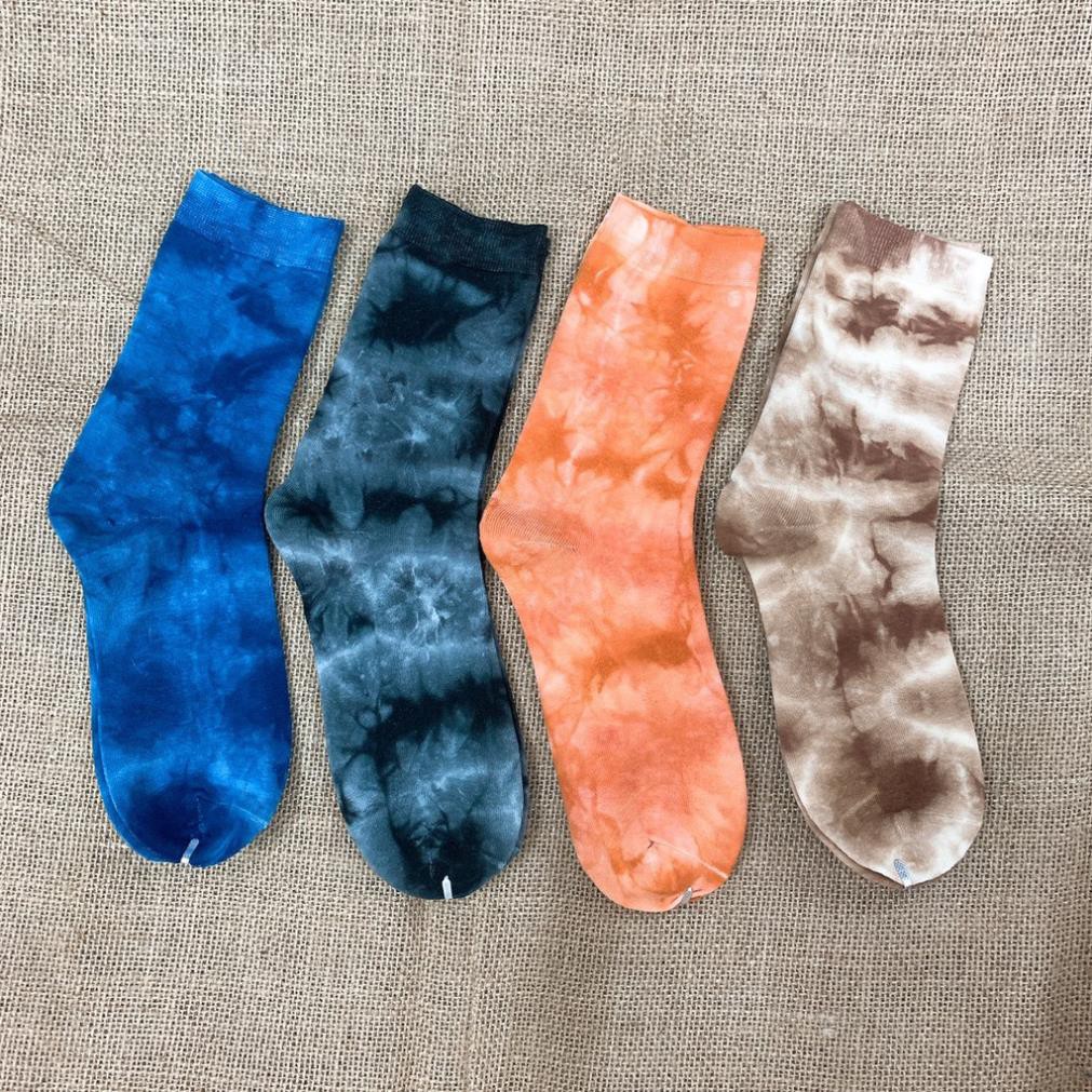 Tất Cao Cổ Loan Màu Tất Cổ Cao Cotton Họa Tiết Cá Tính Phong Cách Đường Phố Hot Trend Tất Cổ Cao Cặp Đôi Ulzzang