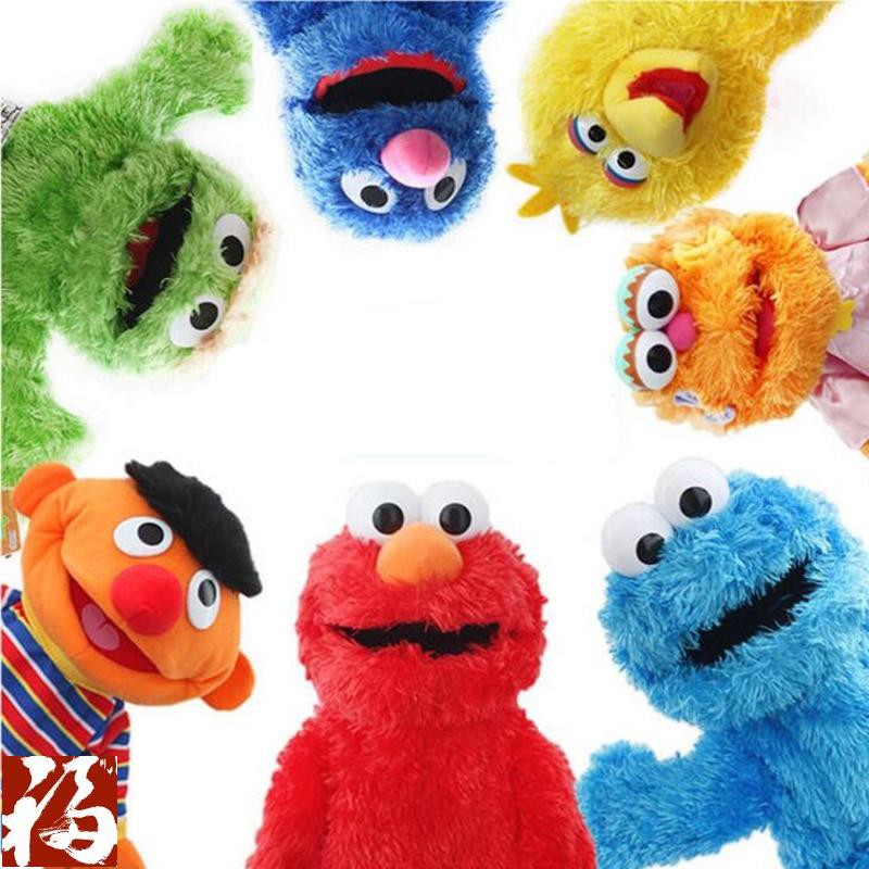 Rối Tay Hình Sesame Street Hoạt Hình Nhồi Bông Mềm 84224207 Cho Bé