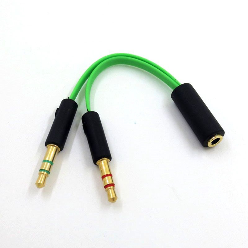 Dây Cáp Chia Cổng Âm Thanh Tai Nghe Cho Razer