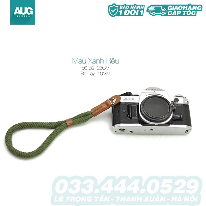 [SALE] Dây đeo máy ảnh cổ tay - đeo cổ Vintage Handmade - Camera HandTrap - AUG Camera Hà Nội - Camera & Decor Hà Nội