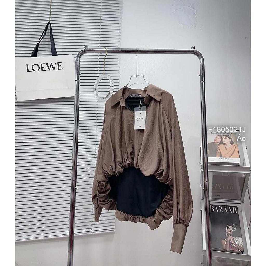 Áo sơ mi croptop tay dài và tay ngắn chuẩn dáng