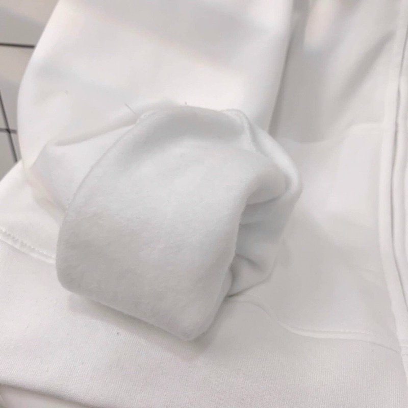 Áo Khoác Nỉ Bông SNOW Form Rộng Vải Nỉ Bông Unisex Ulzzang Màu Xanh Trắng | BigBuy360 - bigbuy360.vn