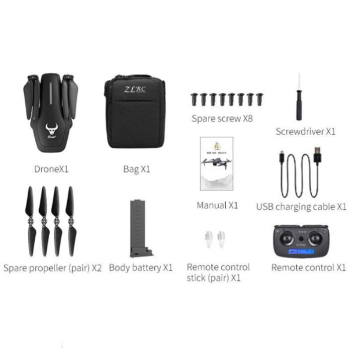 Flycam ZLRC SG906 Pro 2- Gimbal chống rung 3 trục, Camera 4K HD | BigBuy360 - bigbuy360.vn