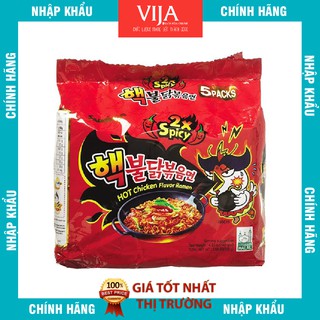 [Lốc 5 gói 145G] Mì Xào Khô Samyang Vị Cực Cay