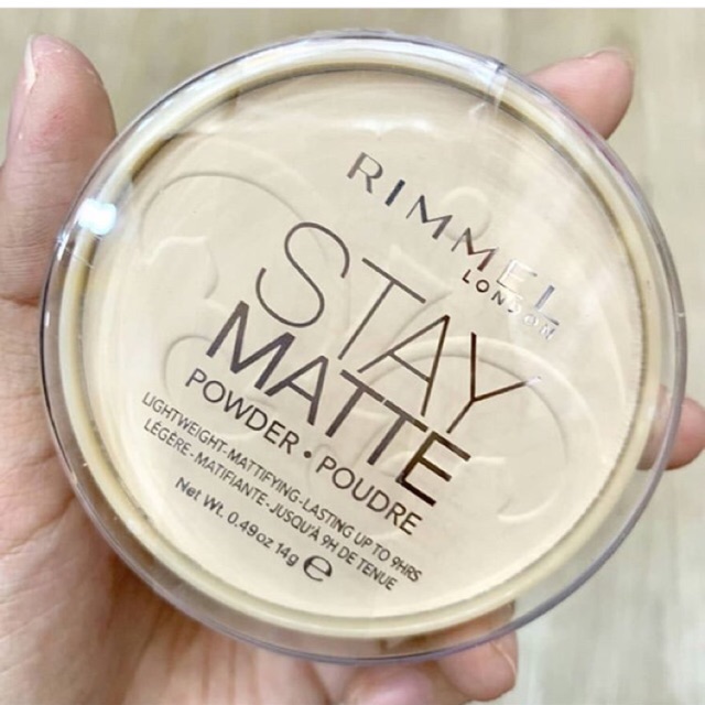 (HOT SALE) Phấn phủ nén Rimmel Stay Matte