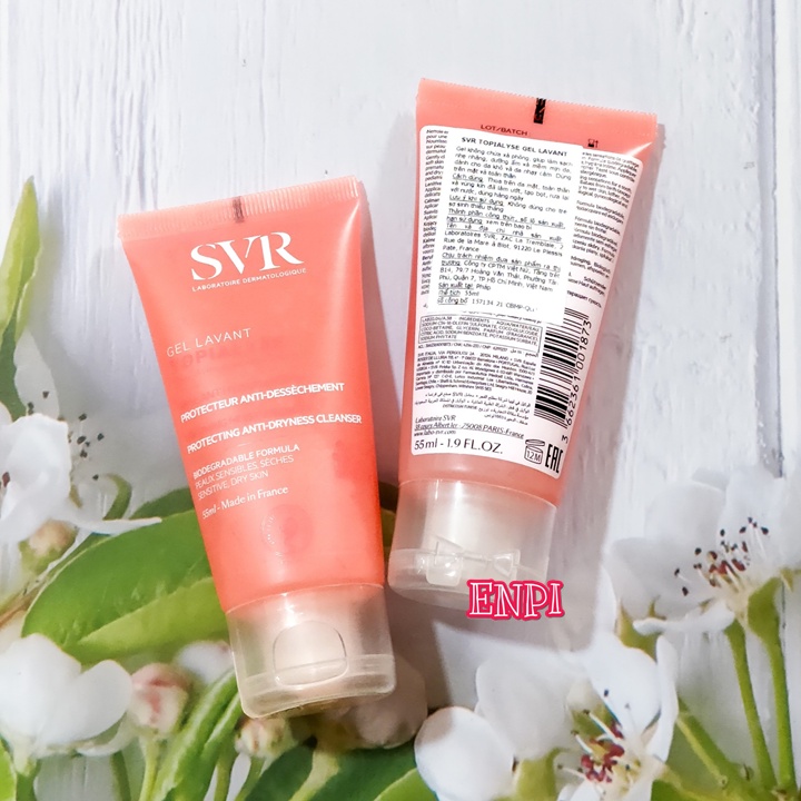 Sữa rửa mặt cho da khô SVR Topialyse Gel Lavant 55ml [PHÂN PHỐI CHÍNH HÃNG]